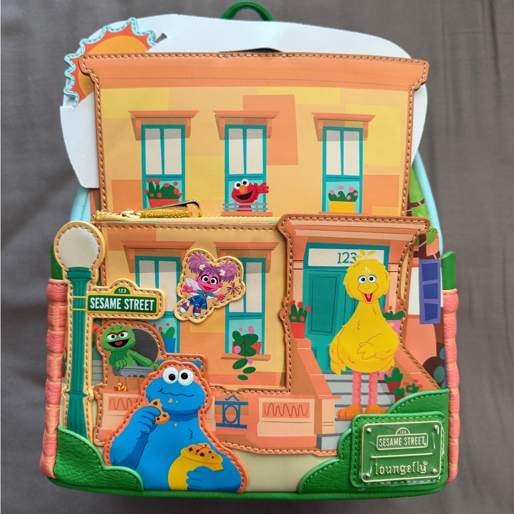 BNWT Loungefly Sesame Street Character Backpack